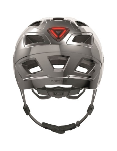 Abus helm Hyban 2.0 chrome silver M 52-58cm