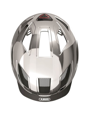 Abus helm Hyban 2.0 chrome silver L 56-61cm