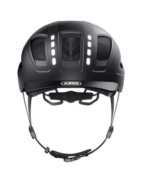 Abus helm Hyban 2.0 LED signal black M 52-58cm