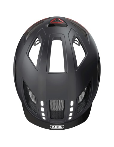 Abus helm Hyban 2.0 LED signal black XL 58-63cm