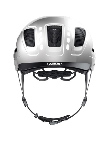 Abus helm Hyban 2.0 LED signal silver L 56-61cm