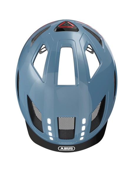 Abus helm Hyban 2.0 LED signal glacier M 52-58cm
