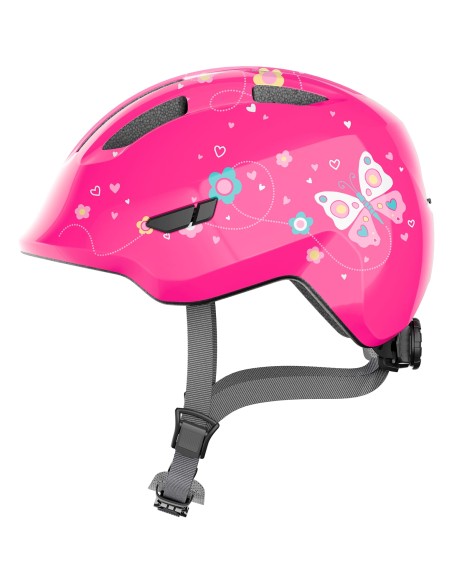 Abus helm Smiley 3.0 pink butterfly M 50-55cm