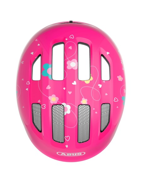 Abus helm Smiley 3.0 pink butterfly M 50-55cm