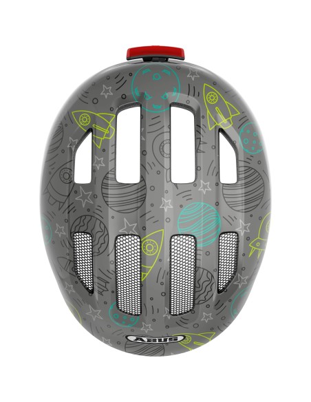 Abus helm Smiley 3.0 LED grey space S 45-50cm