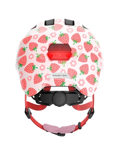 Abus helm Smiley 3.0 LED rose strawberry S 45-50cm