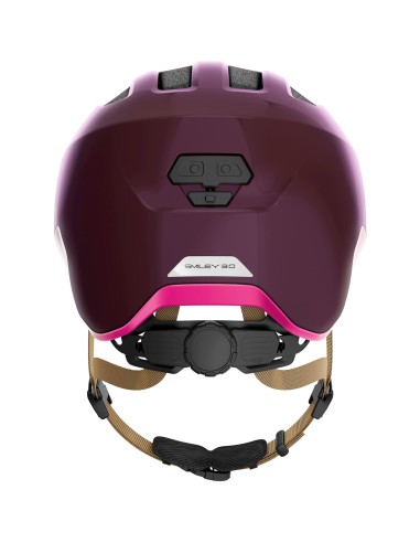 Abus helm Smiley 3.0 ACE LED royal purple S 45-50cm