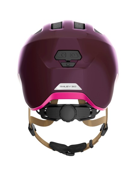 Abus helm Smiley 3.0 ACE LED royal purple S 45-50cm