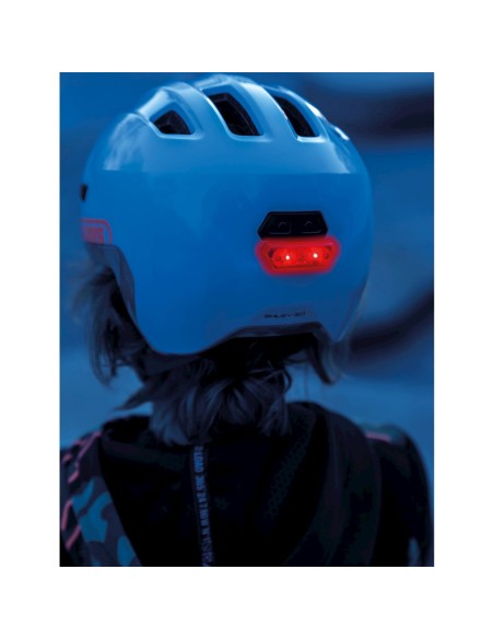 Abus helm Smiley 3.0 ACE LED shiny white S 45-50cm