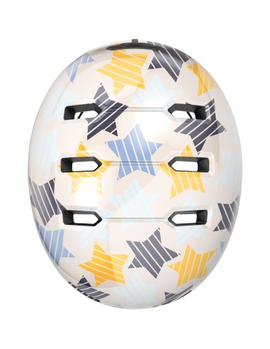 Abus helm Skurb Kid grey stars M 50-55cm
