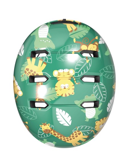 Abus helm Skurb Kid green jungle M 50-55cm