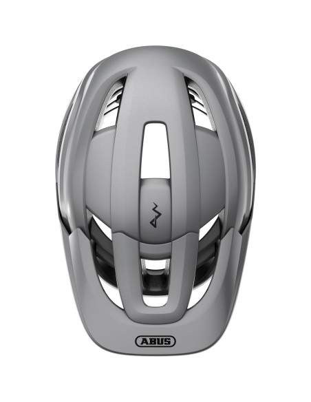 Abus helm Cliffhanger gleam silver M 54-58cm