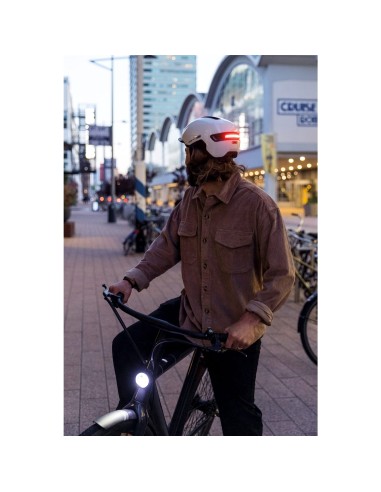 Abus helm HUD-Y shiny white M 54-58cm