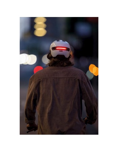 Abus helm HUD-Y shiny white L 57-61cm