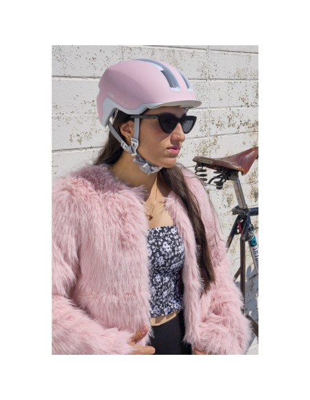Abus helm HUD-Y pure rose S 51-55cm