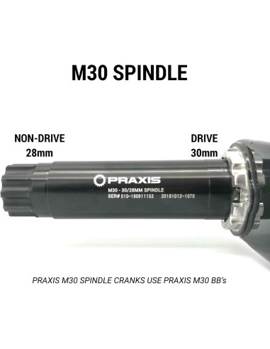 Praxis trapas adapter M30 T47 I.B. 85.5mm