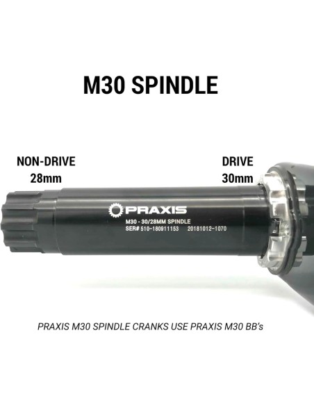 Praxis trapas adapter M30 T47 I.B. 85.5mm