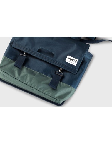 Urban Proof fietstas dubbel 40L recycled blauw groen