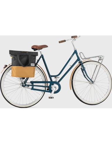 Urban Proof shoppertas recycled grijs geel 20L