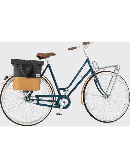 Urban Proof shoppertas recycled grijs geel 20L