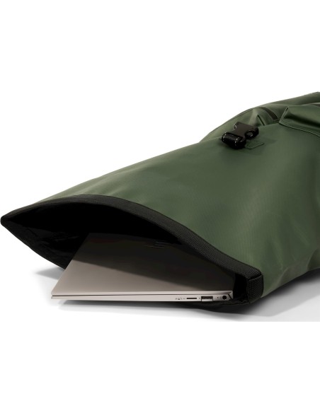 Urban Proof rugtas Rolltop backpack recycled groen 20L