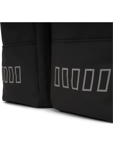 Urban Proof fietstas dubbel Rolltop bag recycled zwart 38L