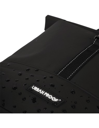 Urban Proof fietstas dubbel Rolltop bag recycled zwart 38L