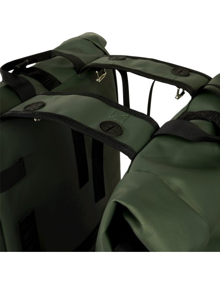 Urban Proof double rolltop bag 38L recycled groen