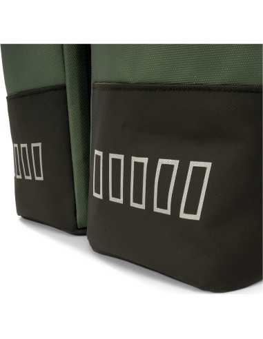 Urban Proof fietstas dubbel Rolltop bag recycled groen 38L