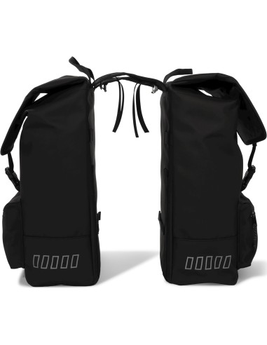 Urban Proof fietstas dubbel Cargo bag recycled zwart 38L