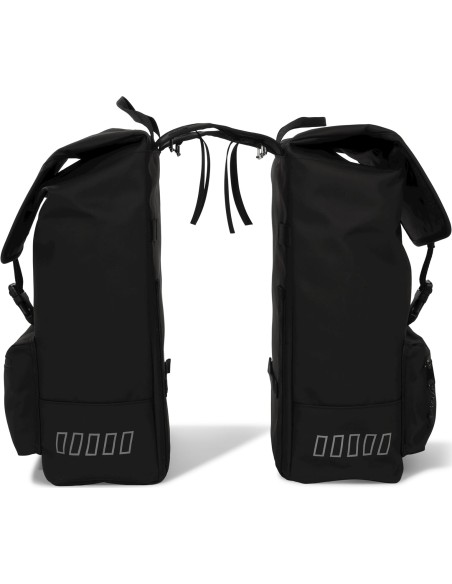 Urban Proof double cargo bag 38L recycled zwart