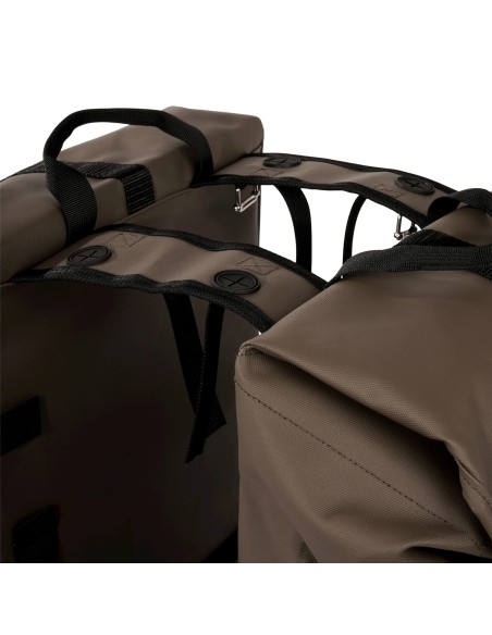 Urban Proof double cargo bag 38L recycled bruin