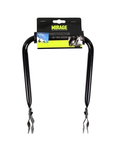 Mirage rugleuning 15cm zwart op kaart