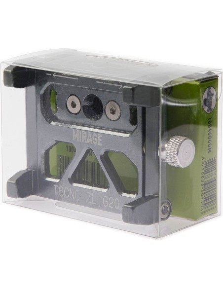 Mirage telefoonhouder alu m/bracket, gun metal