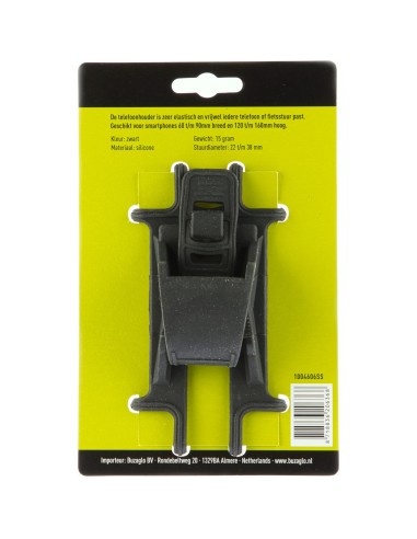 Mirage telefoonhouder Zero-Six Spider siliconen zwart