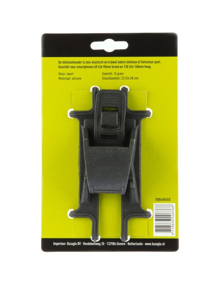 Mirage telefoonhouder Zero-Six Spider siliconen zwart