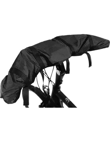 Mirage beschermhoes Undercover voor fietsstuur zwart
