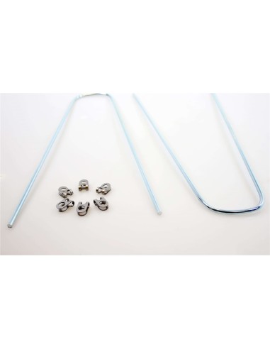 Spatbord set 22 universeel zwart