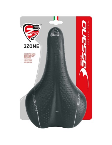 Selle Bassano zadel Volare M heren zwart