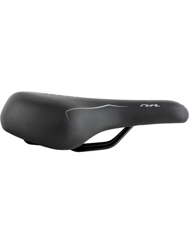 Selle Bassano zadel Rivale 3zone Uni, zwart