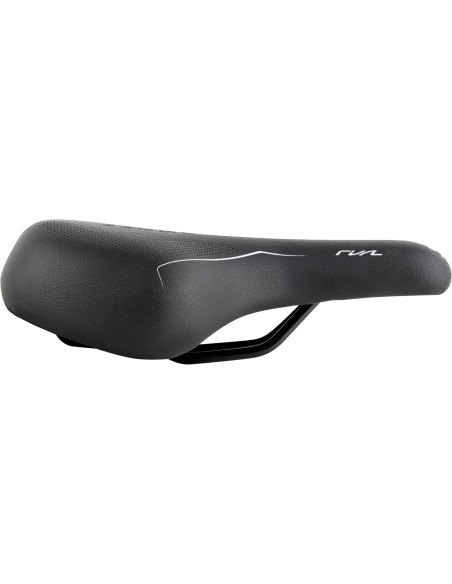 Selle Bassano zadel Rivale 3zone Uni, zwart