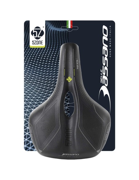 Selle Bassano zadel Suprema 5zone EL dames zwart