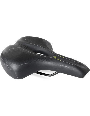 Selle Bassano zadel Suprema 5zone EL heren zwart