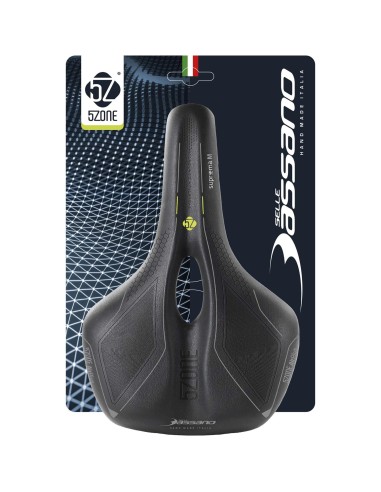 Selle Bassano zadel Suprema 5zone EL heren zwart