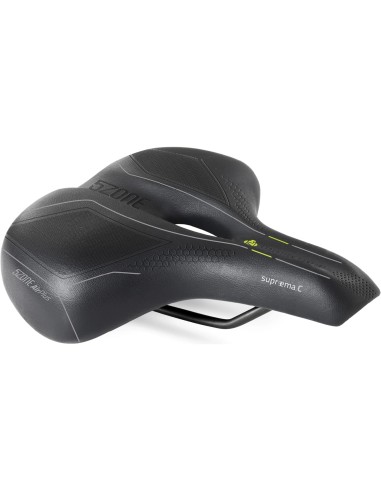 Selle Bassano zadel Suprema 5zone EL City zwart