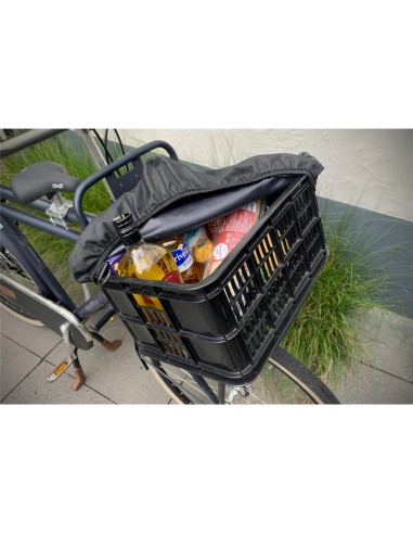 DS Covers fietskrathoes M 35x45 cm zwart