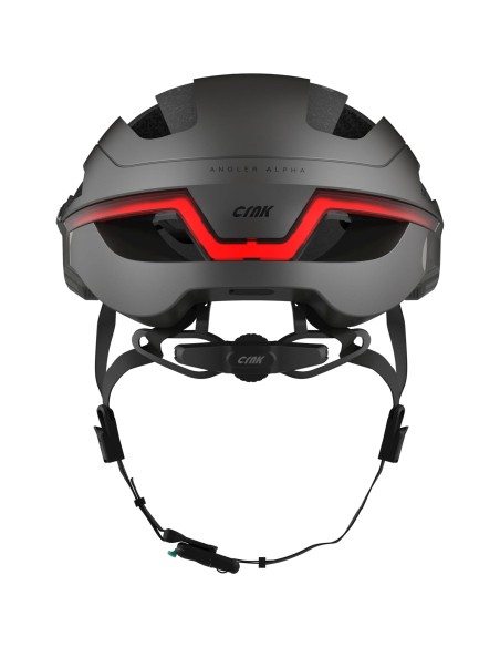 CRNK helm Angler Alpha metallic zwart L 57-63cm