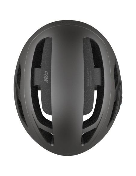 CRNK helm Angler Alpha metallic zwart M 53-57cm