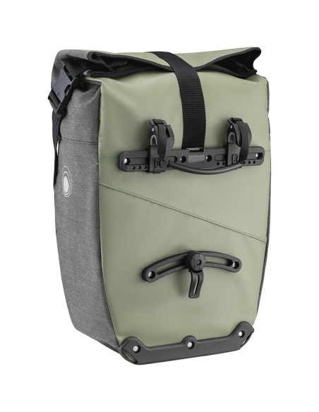 Clarijs fietstas enkel Solobag 24L olijf/grijs