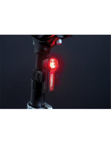 Trelock achterlicht LS 740 I-GO Vector remlicht usb zadelpe